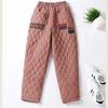 Damen Winter Locker Geschnittene Verdickte Haremshose Warme und Lässige Hose für Mütter Mittleren Alters
