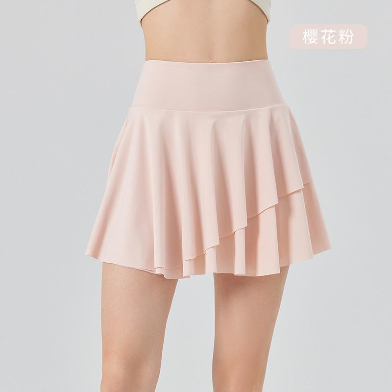 Sports Golf Short Skirt Women's Quick-Drying Sports Skirt High Waist Tennis Pleated Short Skirt Yoga Clothing