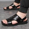 Fashion 2024 Summer Crocodile Pattern Men's Sandals Designer New Non-slip Outdoor Beach Man Shoes Casual Male Slippers