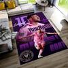 Messi Customize Your Name Area Rug Design for Balcony Bedrooms Living Rooms Decorate room Anti-slip Rug Decorate Offices Wedding Party Gift
