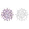 Coloring Book Sample Colors Color Your Imagination Relaxing Flower Mandalas - Adult (Yukan Home Time Series)