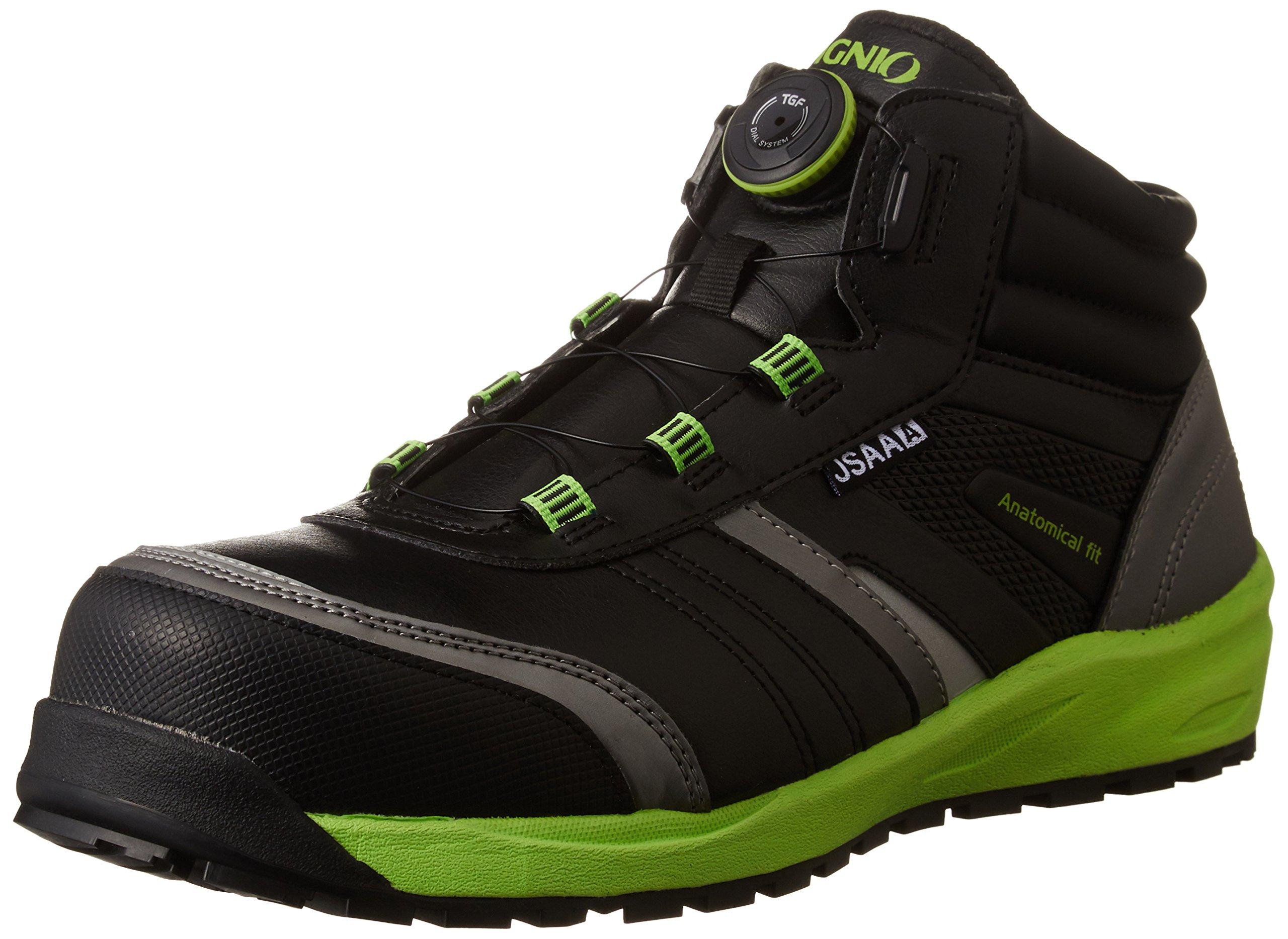 

Safety Shoes JSAA Class A Certified Slip Resistant Sole Middle Type TGF Dial Type IGS1057TGF Black 25 cm [Ignio] (Safety Shoes) 3.5E