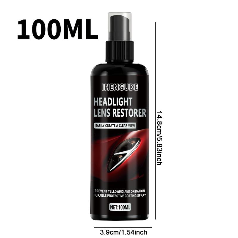 

Car Headlight Repair Kit – Anti-Oxidation and Anti-Yellowing Polishing Spray | Pe Material, Easily Creates a Clear View, Long-