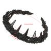 New Black with tooth Headbands Fashion Non-slip Hairbands for Women Daily hair tie decoration hair Accessories