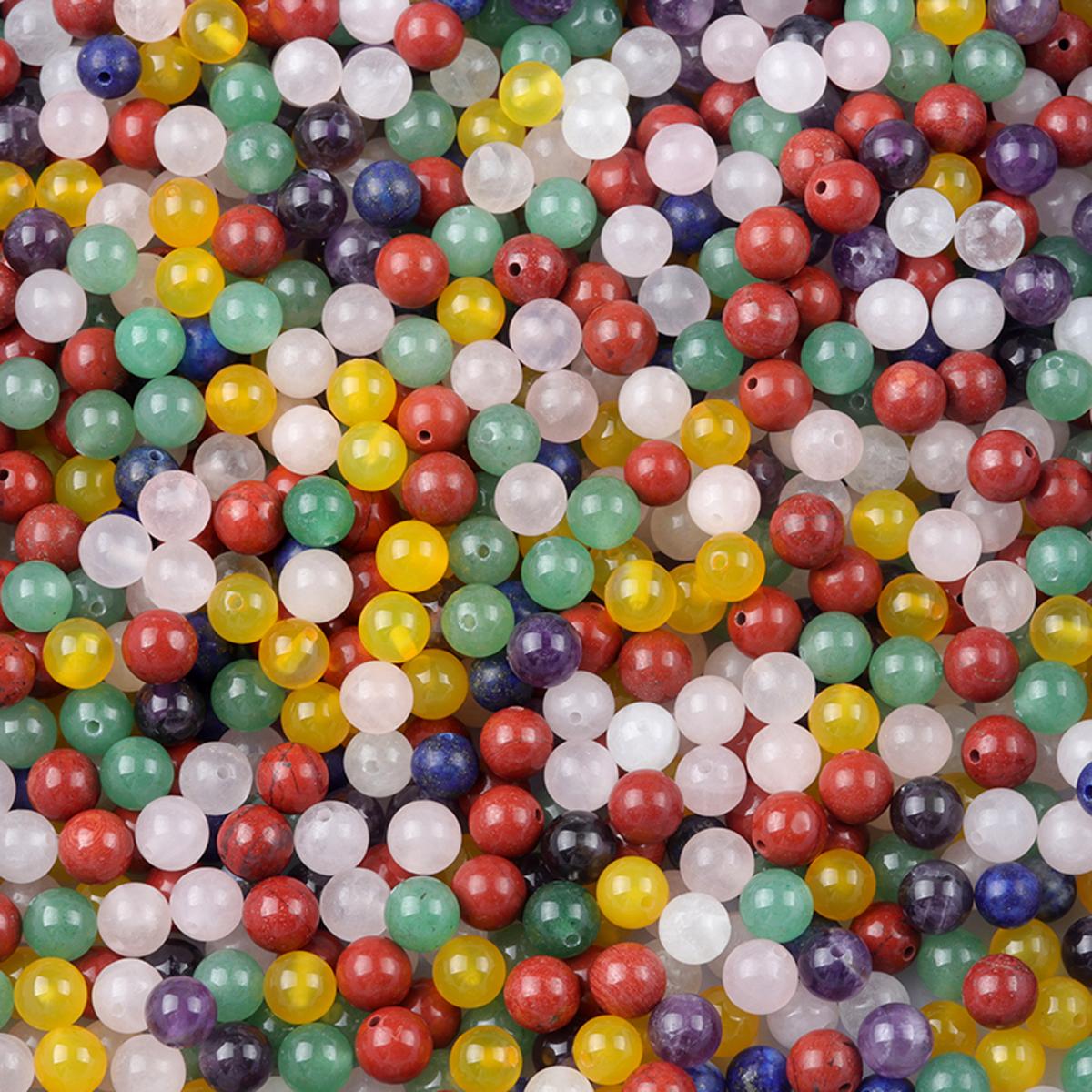 10 шт./упак. целебные хрустальные бусины с полуотверстиями — фото 9