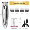 Hair Clipper Digital Display Electric Hair Clipper Professional Carving Oil Head Push Multifunctional Electric Clipper Rechargeable