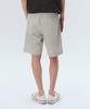 Musinsa Standard Cool Touch Hidden Banding Half Slacks [Dusty Cream]