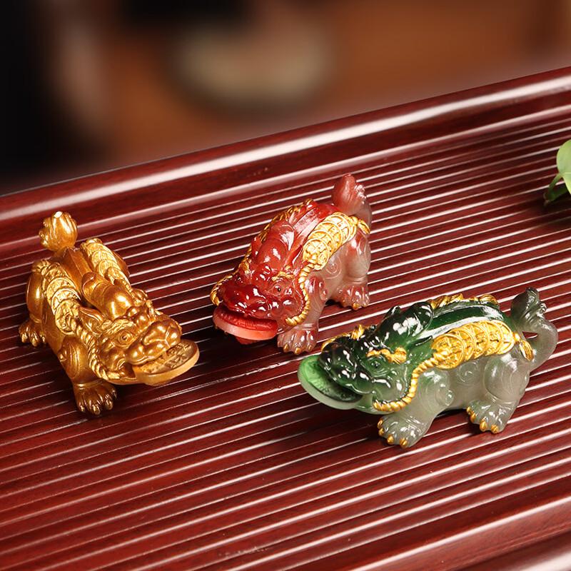 Color-Changing Resin Tea Pet Ornament