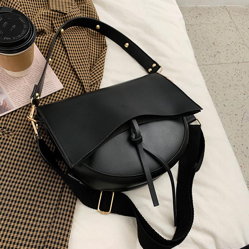 

Корейская версия винтажная женская сумка через плечо новая тенденция модная широкополосная сумка легкая роскошная текстура премиум сумка через плечо