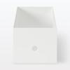 MUJI Recycled Polypropylene File Box - Standard Type - Wide - 1/2 - White Gray, Approx. W15 x D32 x H12cm, 83904395