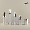 Electroplated Frosted Vacuum Bottle for Gel, Hand Cream, Skincare, or Serum - 15/30/50ml Pump Option