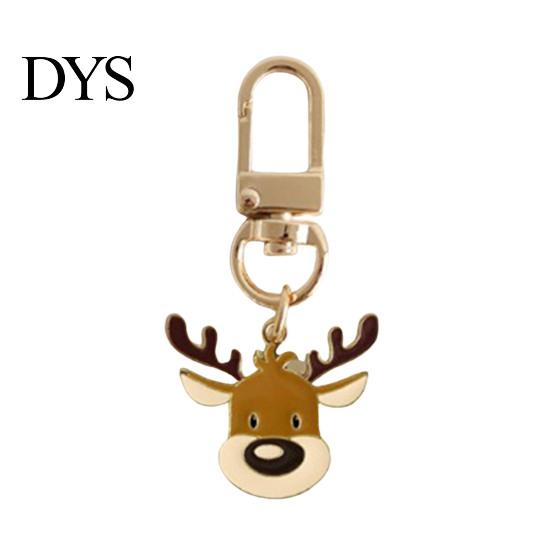 Cartoon Bag Charm Christmas Keychain, Enamel Santa Snowman Elk Snowflake Charm, Decorative Key Ring Xmas Theme Pendant for Backpacks Handbags Purses,