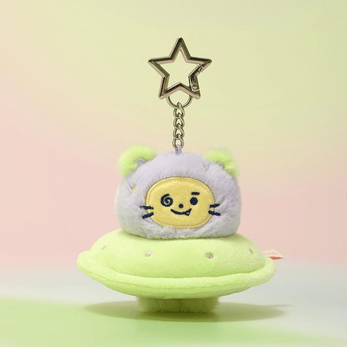 TREASURE TRUZ Planet Mini Plush Key Ring