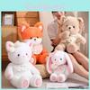 Cute Animal Fox Cat Bear Rabbit Plush Doll Stuffed Toy For Babies High Quality And Adorable