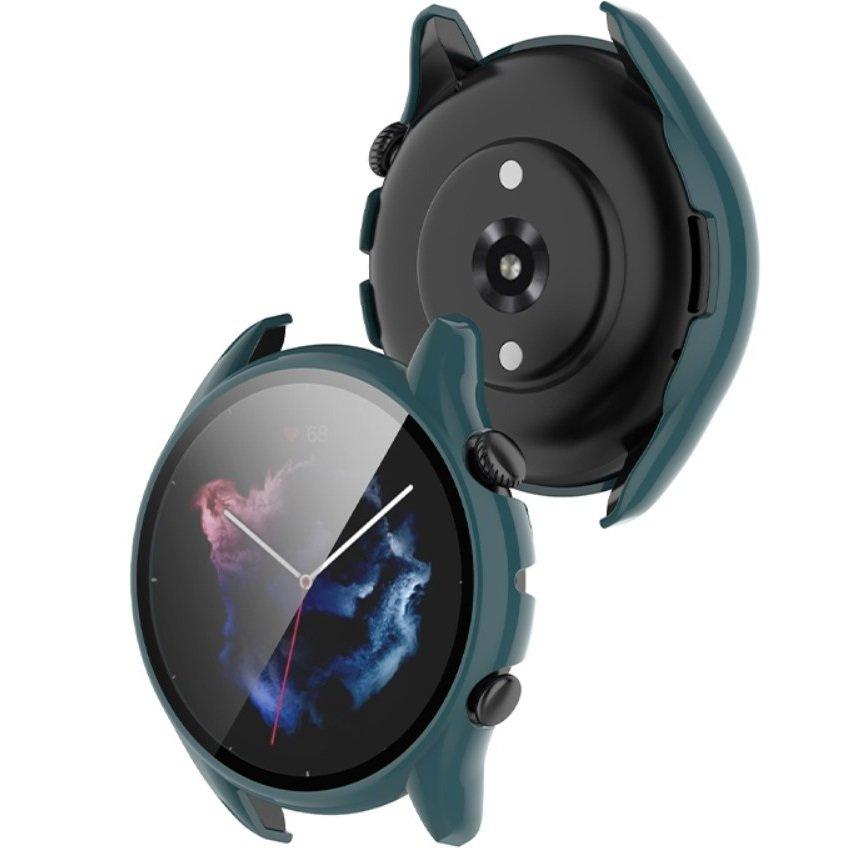 2in1 Case + Tempered Glass for Amazfit GTR 3 / GTR 3 Pro, Green