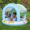 Bestway Sweet Shoppe Shaded Inflatable Kids' Pool with Water Play and Shade, 1.04m Diameter X 84cm High, Product Number: 52638