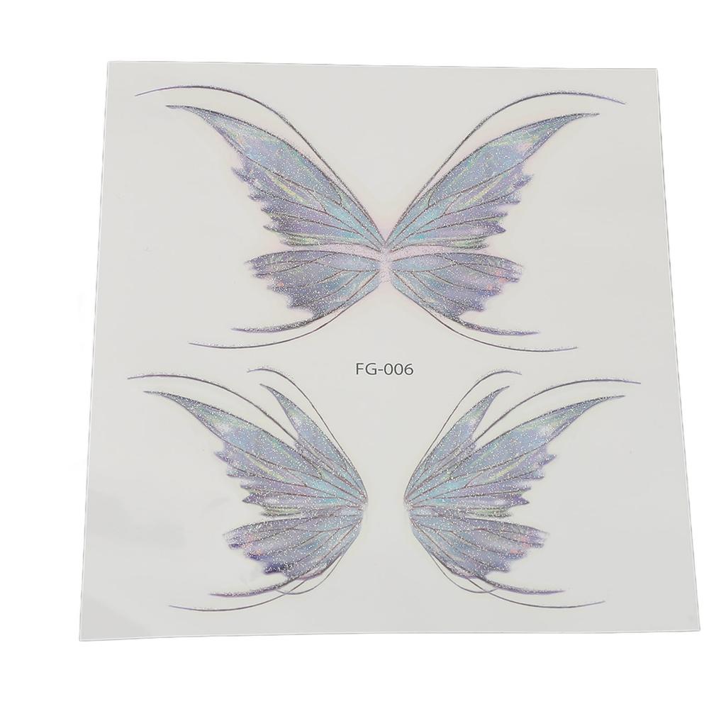 Facial Tattoo Sticker Colorful Glitter Sticker Temporary Decoration Sticker for DIY Body Makeup