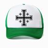 Jerusalem Cross Religion Unisex Retro Baseball Cap Franziskaner Holyland Christian Creativity Gift Casquette Hat