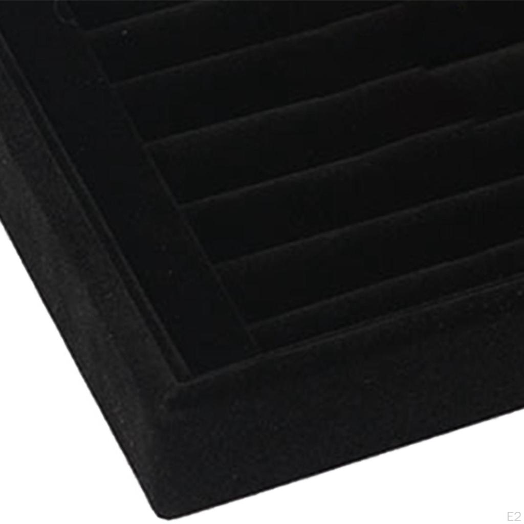 Jewelry Tray Organizer for Dresser Insert, Stackable Ring Holder, Display Storage