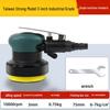 Taiwan Industrial-Grade Pneumatic Grinder with Dust Extraction and Round Sandpaper.