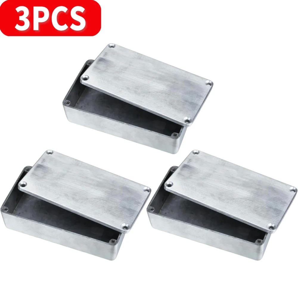 1-5pcs 1590B Guitar Effect Pedal Enclosure w/Screws Aluminum Cable Stomp Box Enclosures Replacement Instrument Shell Durable