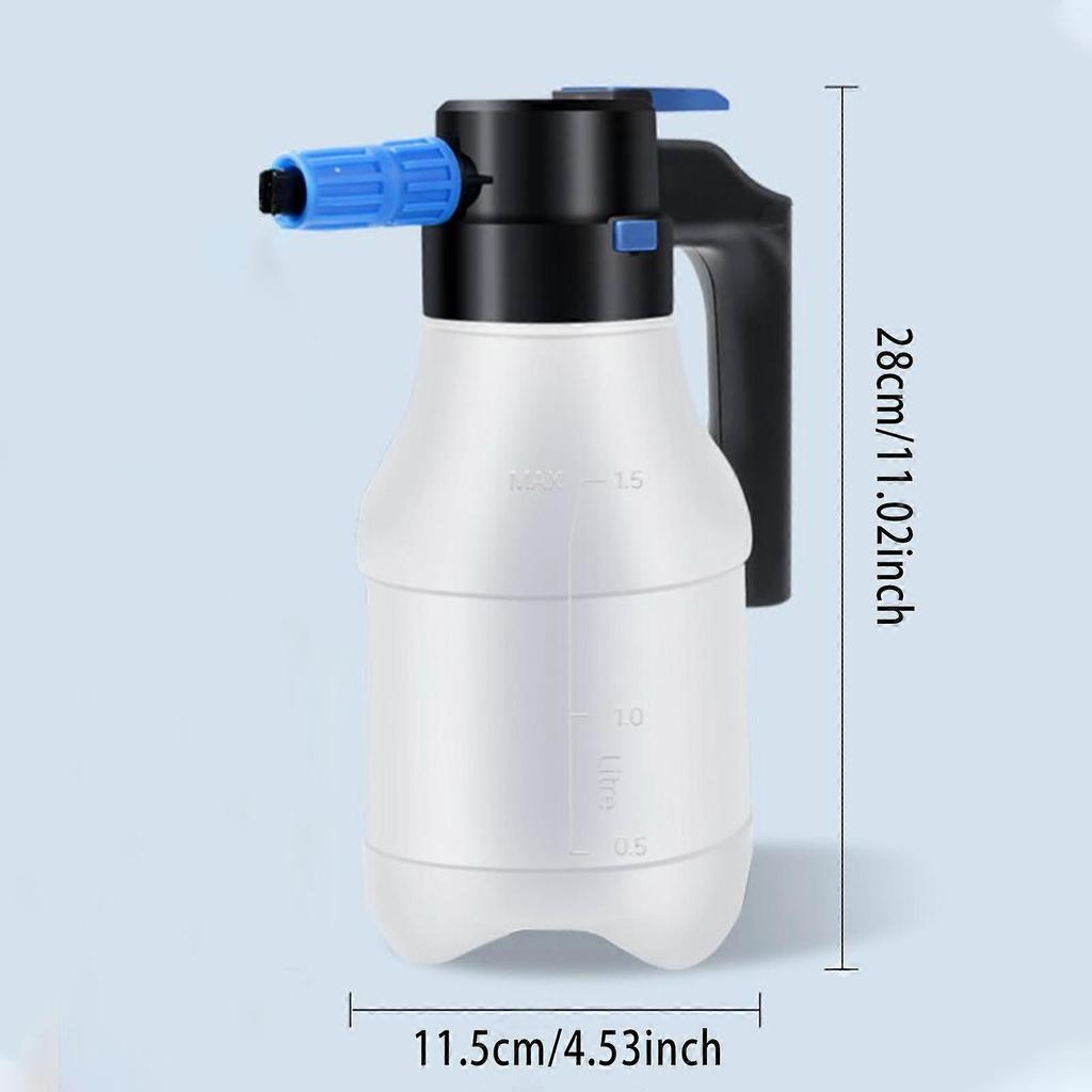 1.5 Liters Car Electric Foaming Sprayer Kit for Home Cleaning and Garden Use