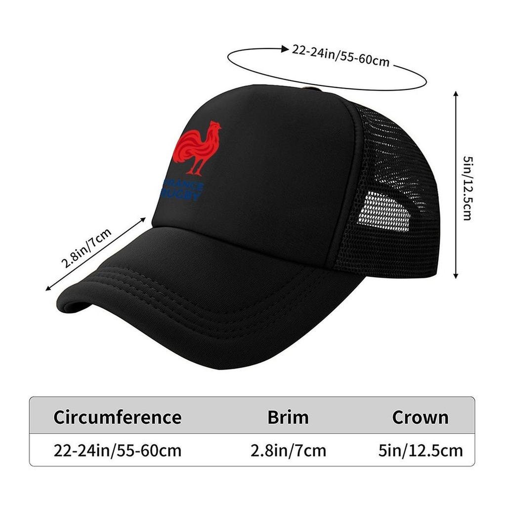 Rugby France Team Logo Baseball Cap GentleUnisex Hat Sun Cap Beach Hat Christmas Hat Unisexs Hats Womens