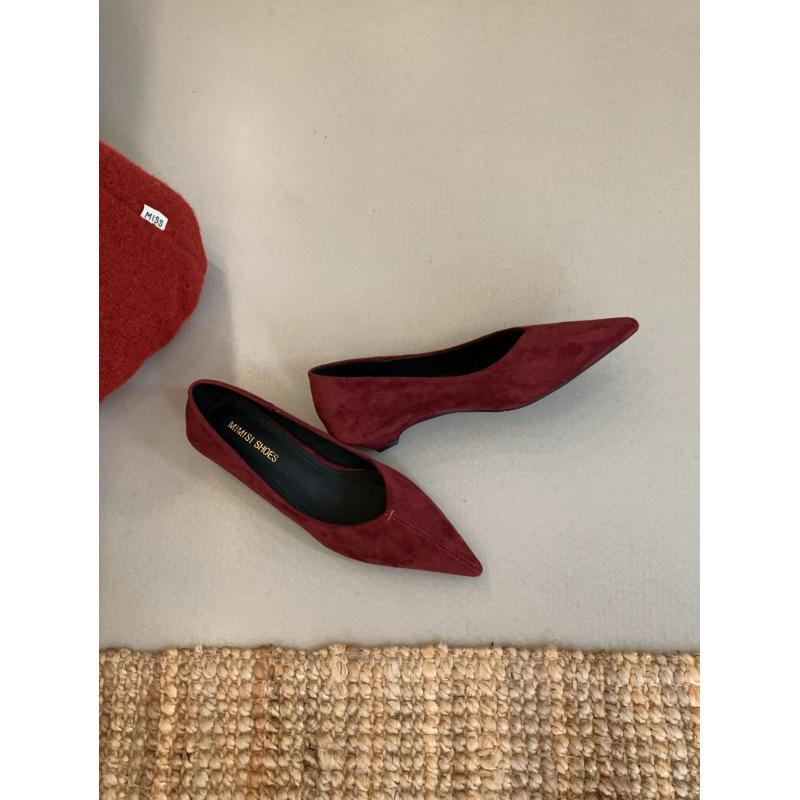 French Kitten and Leopard Print Single Shoes Women's Shoes 2025 New Spring and Autumn Pointed Temperament Socialite Black High Heels