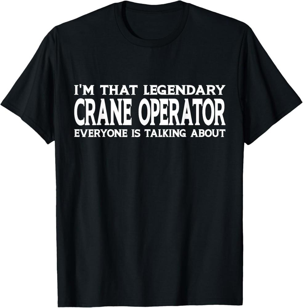 

Crane Operator Job Title Employee Worker Crane Operator Unisex T-Shirt 3XL