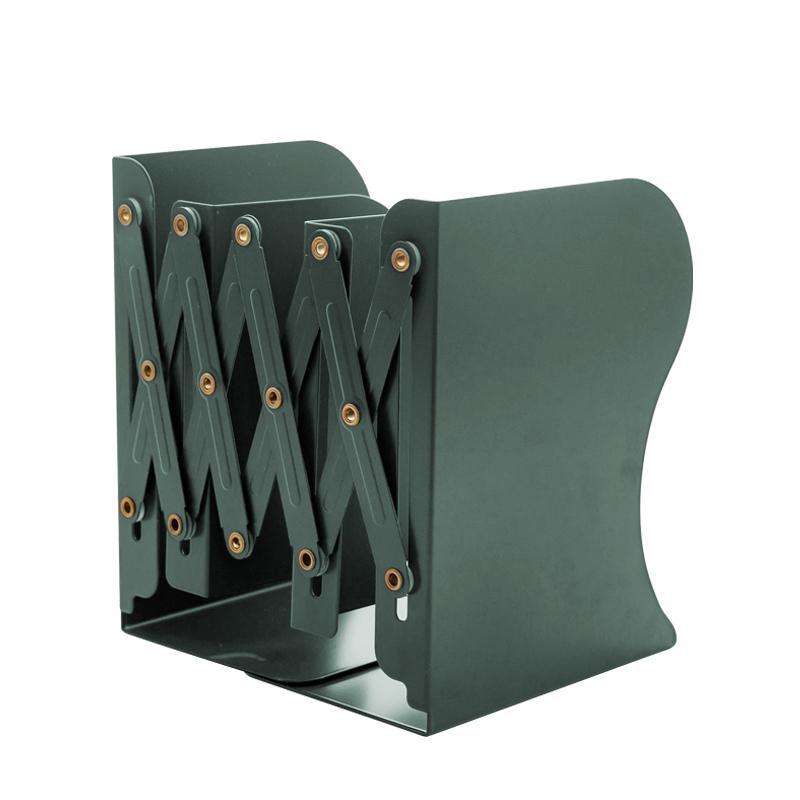 4-farbiger teleskopischer Buchständer, faltbares Bücherregal, skalierbarer Metall-Buchständer, Schreibtisch-Buchorganisation, Schülerbedarf