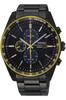 Solar Chronograph SSC723P1 Men's Watch, Black/Yellow, (Imported)