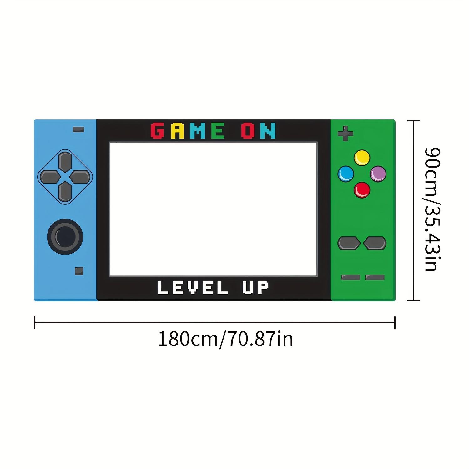 

Игровая консоль Вырезанный фон Полиэфирная ткань Украшение для мальчиков Вечеринки по случаю дня рождения Фотофон Украшение Игрушка