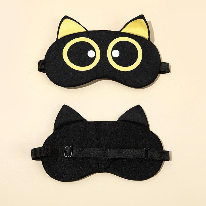 2025 Polyester Cartoon Sleep Eye Mask Cute Funny Eye Cover Sleeping Mask Travel Rest Eye Band Kids Eye shade Patch Blindfold
