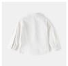 2025 autumn Boys long-sleeved shirt 2025 new baby striped embroidered shirt Korean version loose shirt