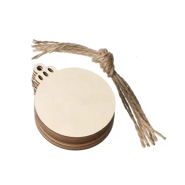 10/20/50 ks DIY dřevěné vánoční koule dekorace řemeslné umění ozdoby štítky závěsná ozdoba pro domácí vánoční a novoroční dárky pro děti