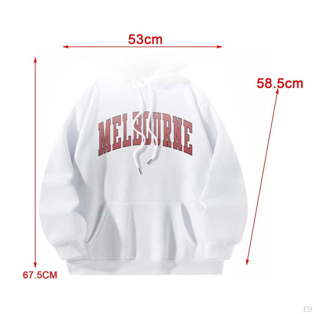 Pullover Hoodie for Women Drawstring Hooded Sweatshirt Long Sleeve Comfortable Stylish with Pocket