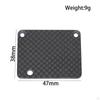 Carbon Fiber Electronics Module Set Cover Accessories,Sturdy Replacement Part Board