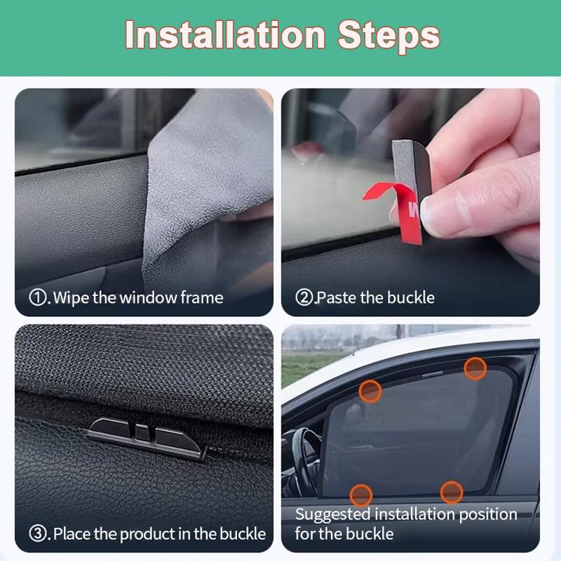 Car Mesh Sun Shade For Tesla Model3 Accessories Model 3 2018-2024 Sunshades Auto Windshield Window Visor Anti-UV Breathable Part