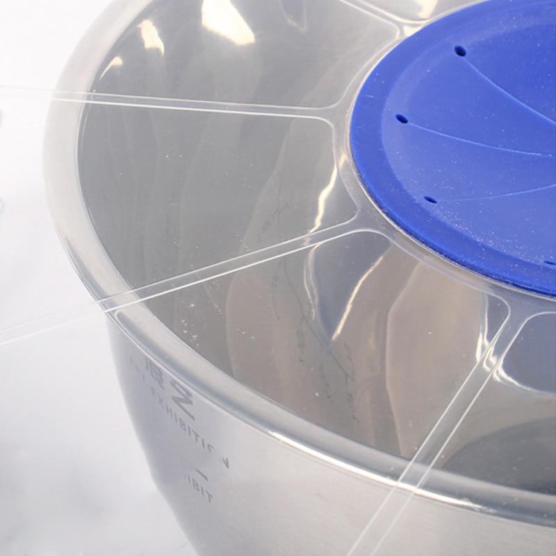 Der Rührschüsselschutz deckt Töpfe ab und schützt vor Spritzern. Verhindert das Verschütten von Silikonspritzern