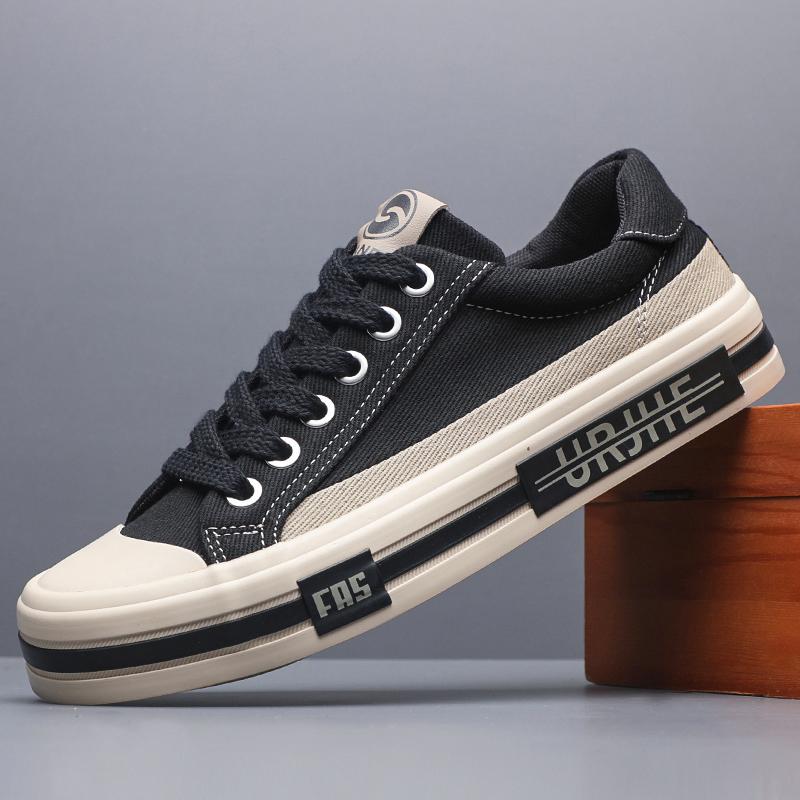 

Fashion 2025 New Men s Summer Canvas Shoes Cloth Breathable Casual Popular Fashion Flat Fashion Wear-Resisting Casual Shoes SS25837 44 чёрный