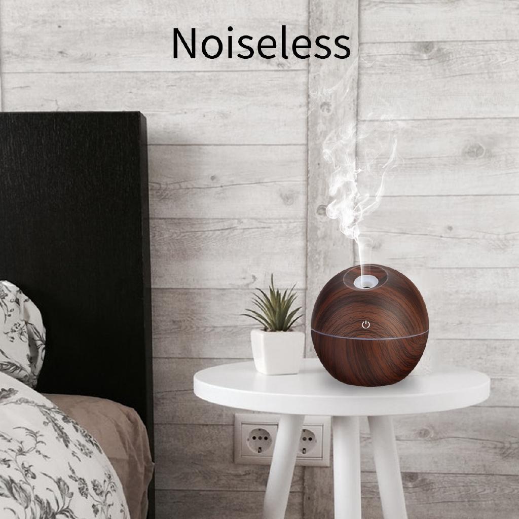 7 Color USB Aroma Essential Oil Diffuser Air Purifier LED Night Light Ultrasonic Cool Mist Humidifier Home Office 130ML