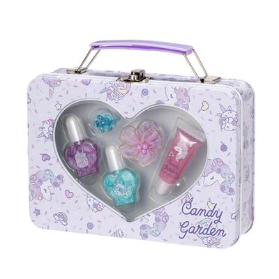 Conjunto de Maquiagem Lata de Metal Race Candy Garden 220608