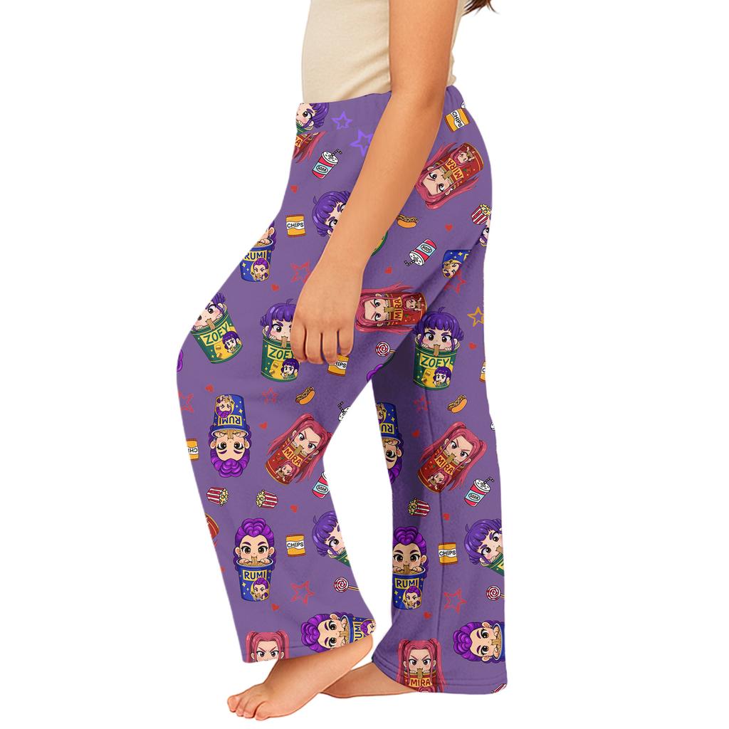 Children's Winter Pants Full Length Long Christmas Printed Pants