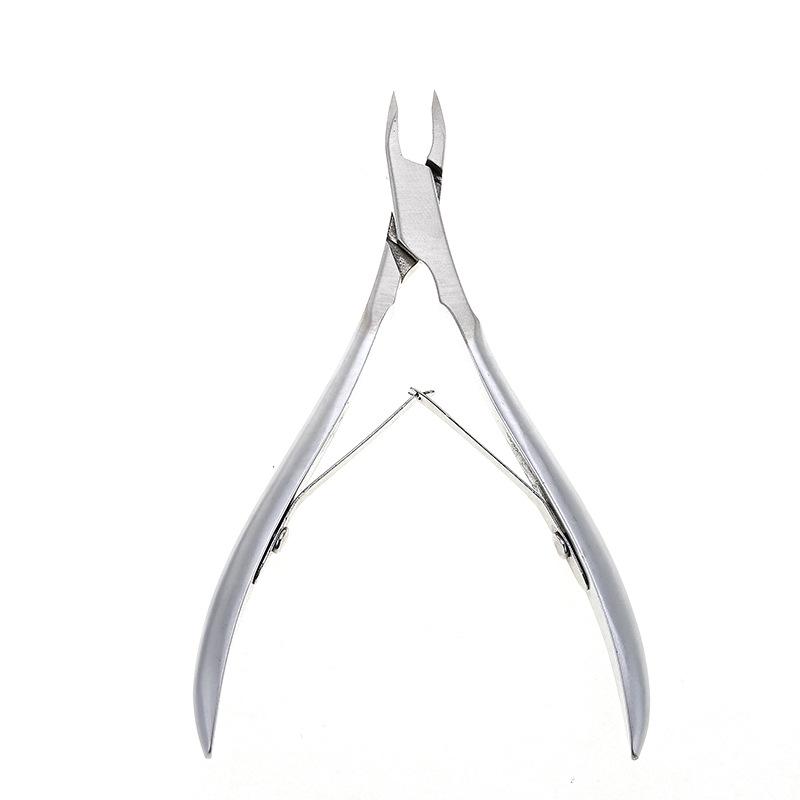 Swan Stainless Steel Russian-Style Cuticle Nippers with Small Blade - Professional Manicurist Tool & Nail Clippers