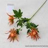 Eryngium 3-Head Artificial Flower for Wedding Decor and Home Arrangements