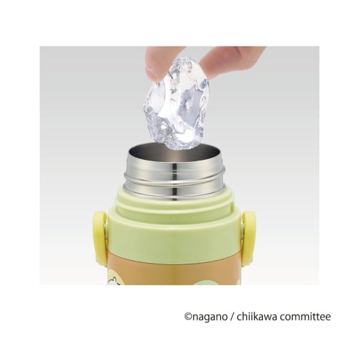 Skater Children's Stainless Steel Water Bottle Direct Drinking 470ml Chikawa Child-friendly Lightweight Type Cold Storage Only Waterbottle Sports Bott