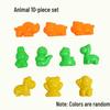 Handmade Colored Playdough Set for Kids with Molds and DIY Tools
