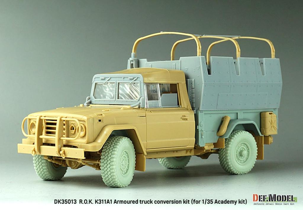 Def Model 1/35 Scale Modern Korean K311A1 Armored Truck (K319) Conversion Set (for Academy Use) Plastic Model Kit Parts DK35013