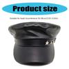 PU Painter Hat Flat Hat British Beret for Dating Photography Cabbie Headwear Painter Hat with Star Grommet Hat