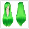 Long Straight Cosplay Wig Women Costume Party Black Red Ombre Heat Resistant Synthetic Hair Wigs
